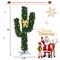 Artificial Cactus Christmas Tree with LED Lights Perfect for Holiday Season Decoration